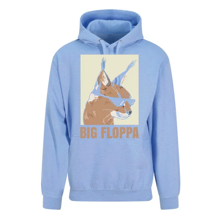 Big Floppa Meme Cat Caracal Cool Funny Cats Caracals Lover Unisex Surf Hoodie