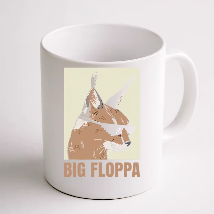 Big Floppa Meme funny cat Coffee Mug