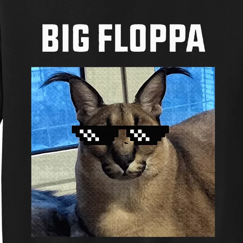 Big Floppa Meme Cat Sweatshirt