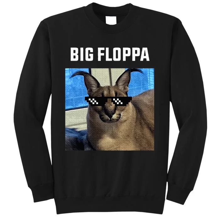 Big Floppa Meme Cat Sweatshirt