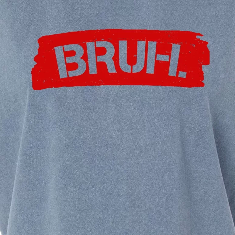 Bruh Funny Meme Garment-Dyed Women's Muscle Tee