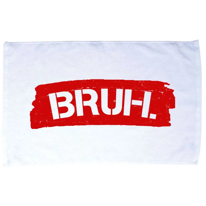 Bruh Funny Meme Microfiber Hand Towel