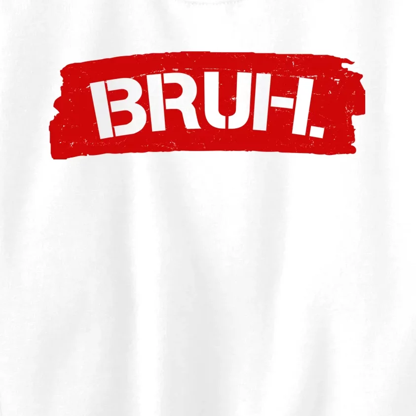 Bruh Funny Meme Kids Sweatshirt