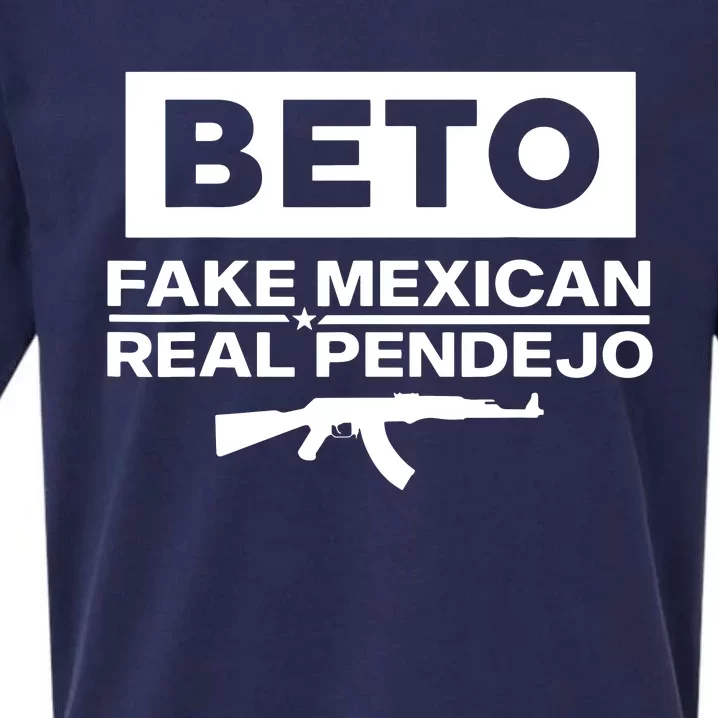 Beto Fake Mexican Real Pendejo Sueded Cloud Jersey T-Shirt