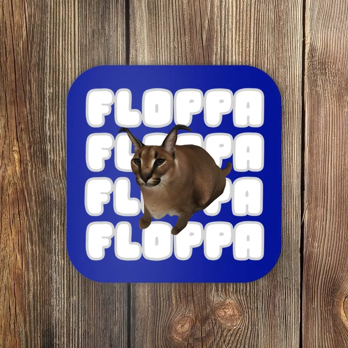 Big Floppa Meme Cat Gift Coaster