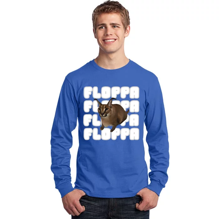 Big Floppa Meme Cat Gift Tall Long Sleeve T-Shirt