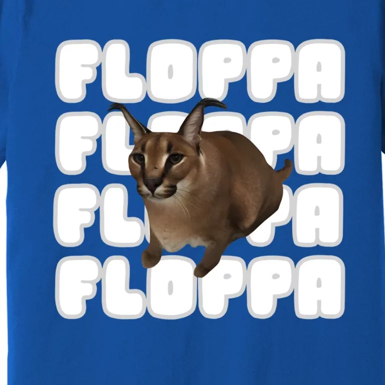 Big Floppa Meme Cat Gift Premium T-Shirt