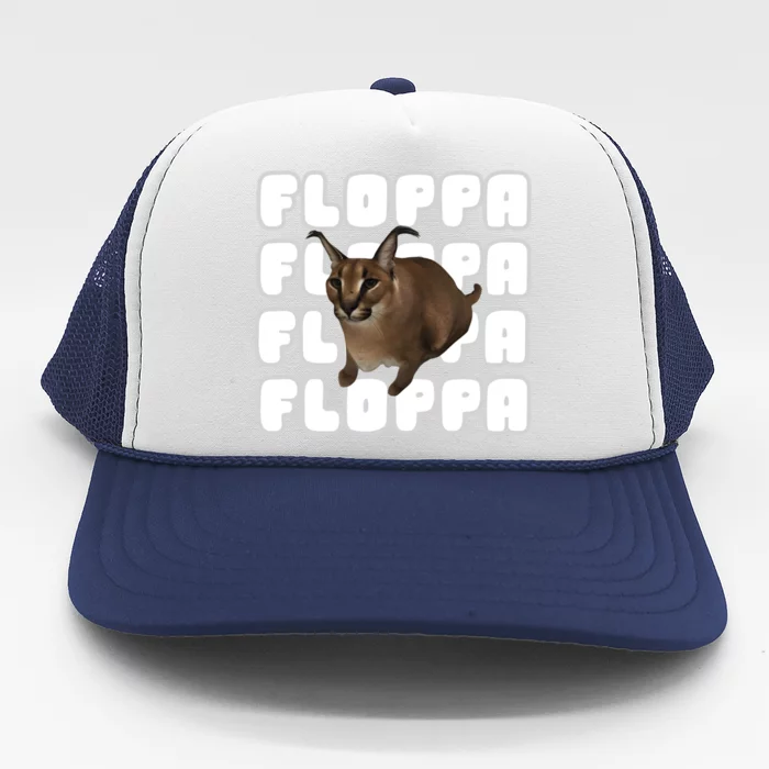 Big Floppa Meme Cat Gift Trucker Hat