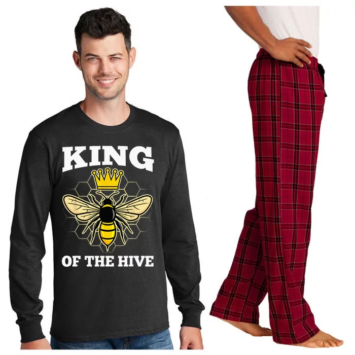 Beekeeper For Men Dad Beekeeping Honeybee Beehive Bee Lover Long Sleeve Pajama Set