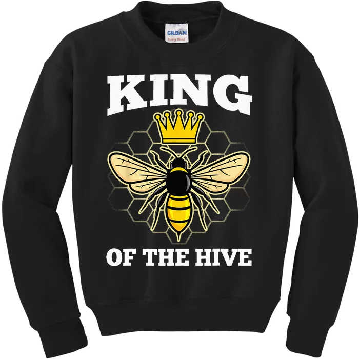 Beekeeper For Men Dad Beekeeping Honeybee Beehive Bee Lover Kids Sweatshirt