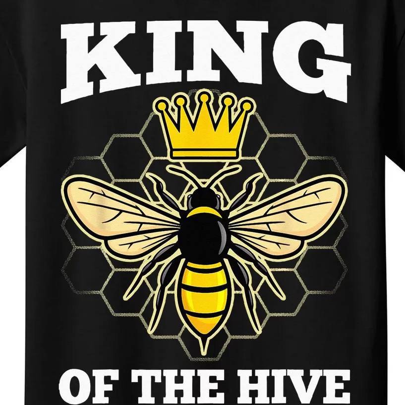 Beekeeper For Men Dad Beekeeping Honeybee Beehive Bee Lover Kids T-Shirt