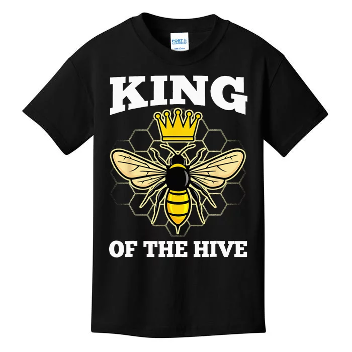 Beekeeper For Men Dad Beekeeping Honeybee Beehive Bee Lover Kids T-Shirt