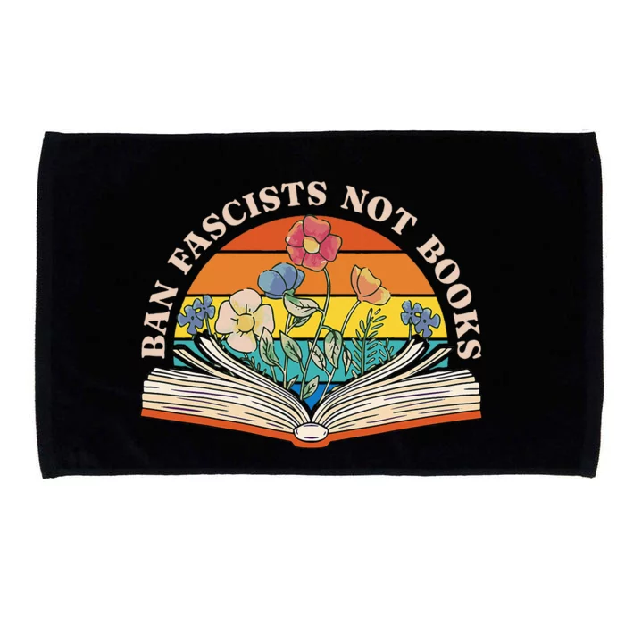 Ban Fascists Not Books Microfiber Hand Towel