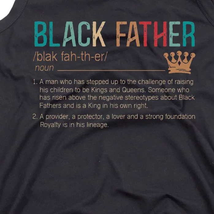 Black Father Noun Father Day Gifts Classic Tank Top