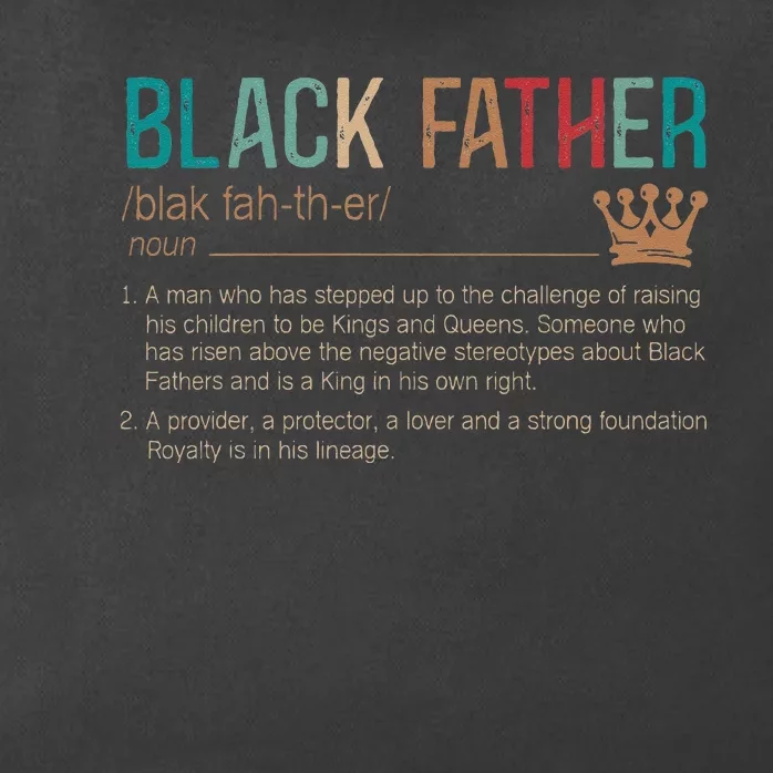 Black Father Noun Father Day Gifts Classic Zip Tote Bag