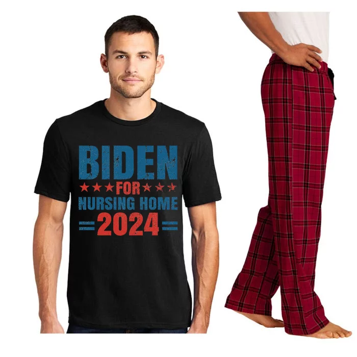 Biden for Nursing Home 2024 Pro Trump 2024 Election Costume Pajama Set