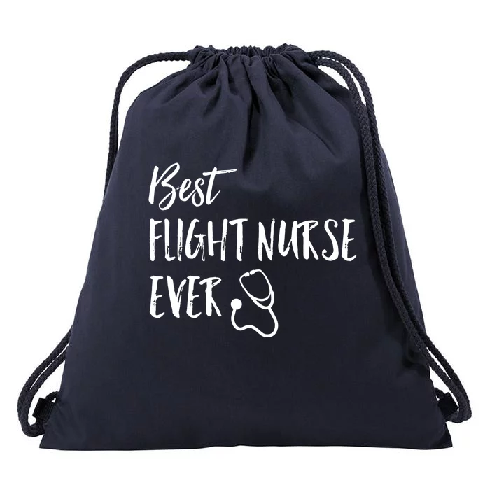 Best Flight Nurse Ever National Nurses Week Gift Drawstring Bag