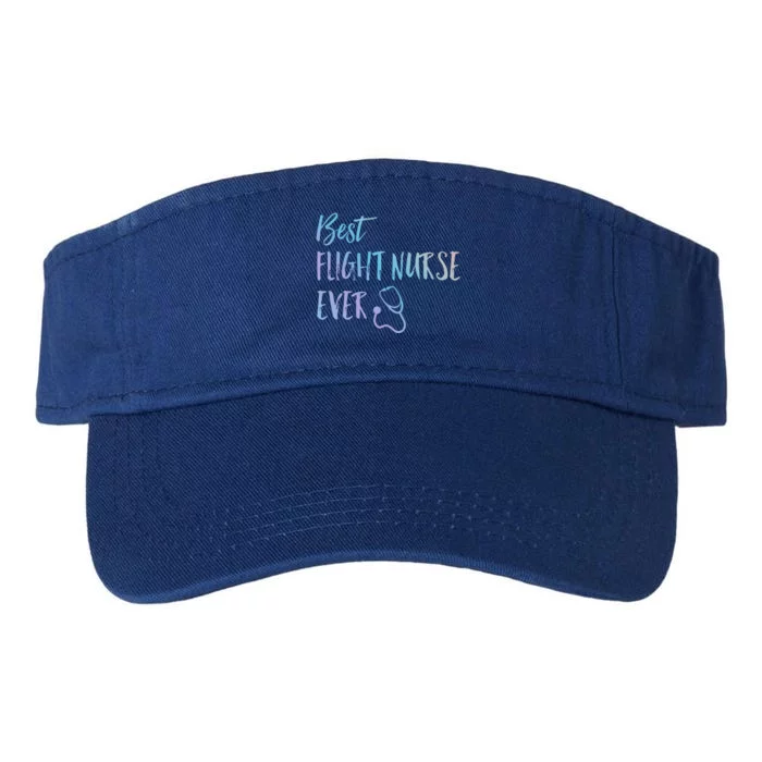 Best Flight Nurse Ever National Nurses Week Gift Valucap Bio-Washed Visor