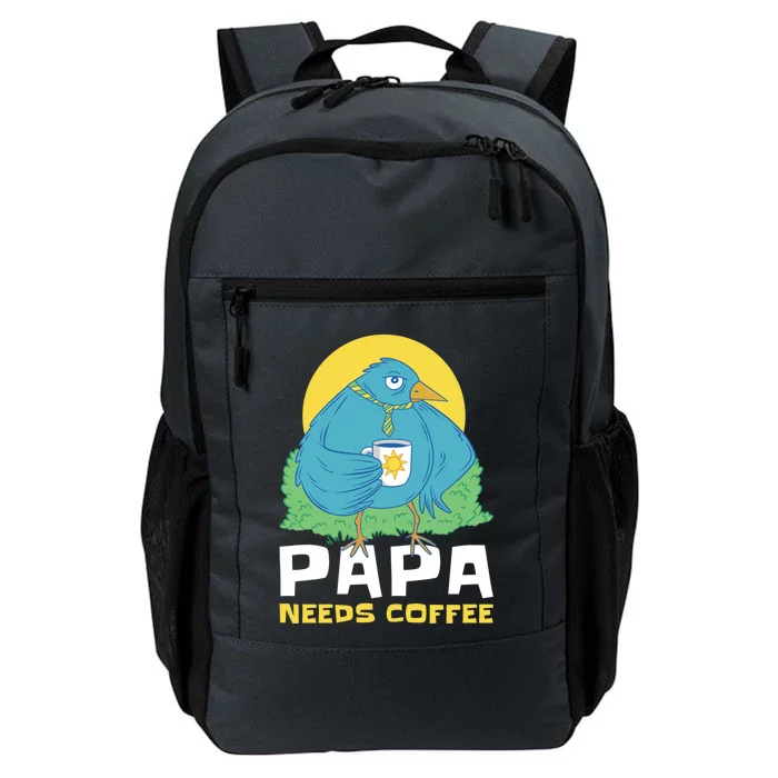 Bird Father Needs Coffee For Fathersday Gift Daily Commute Backpack