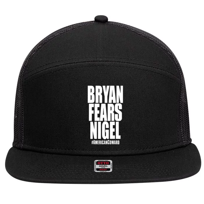 Bryan Fears Nigel 7 Panel Mesh Trucker Snapback Hat