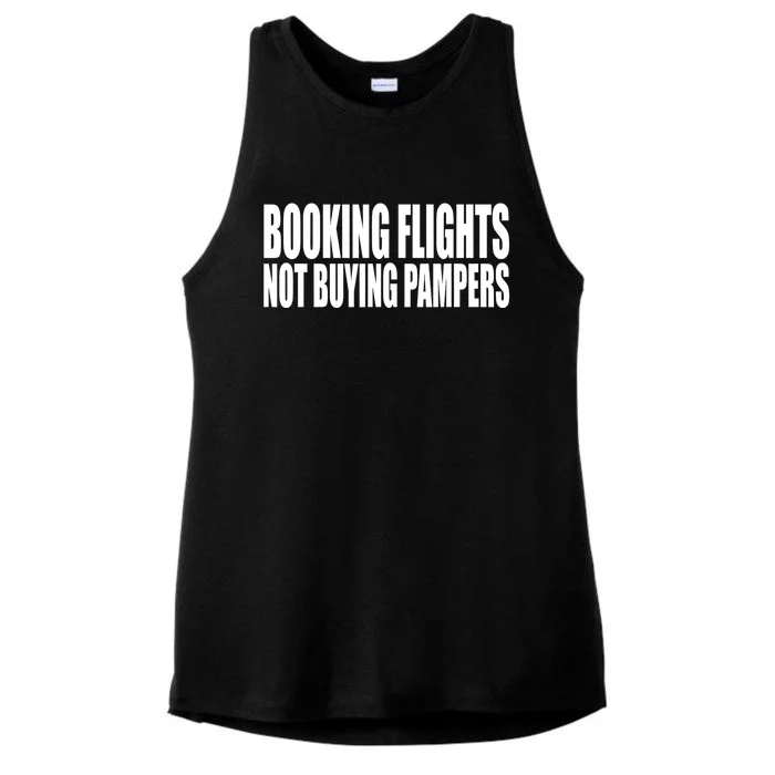 Booking Flights Not Buying Pampers Ladies Tri-Blend Wicking Tank