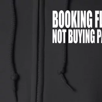 Booking Flights Not Buying Pampers Full Zip Hoodie