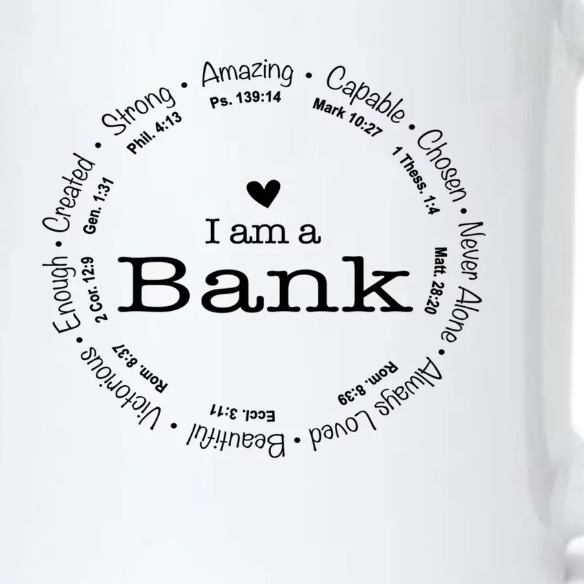 Bank Family Name Mom Name Mothers Day Gift Black Color Changing Mug