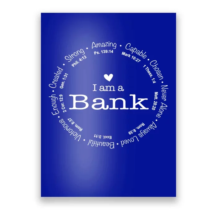 Bank Family Name Mom Name Mothers Day Gift Poster