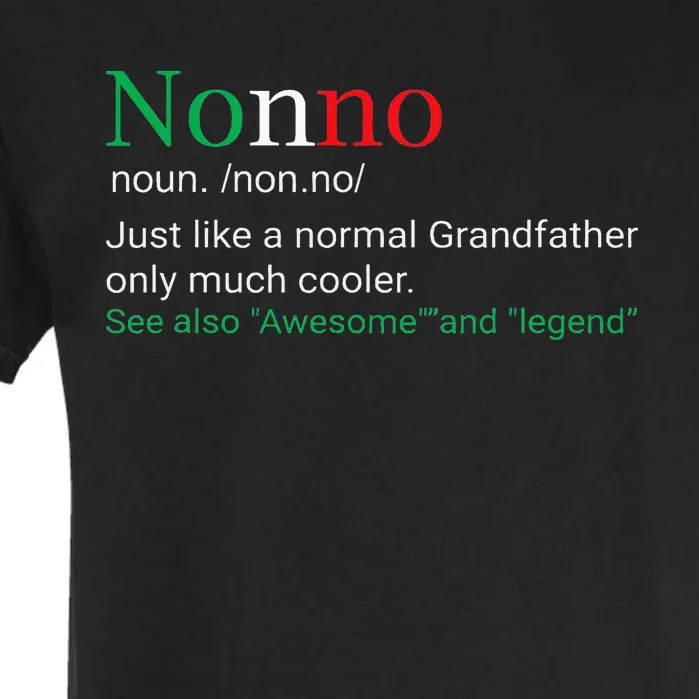 Best Funny Nonno Italian Grandfather Garment-Dyed Heavyweight T-Shirt