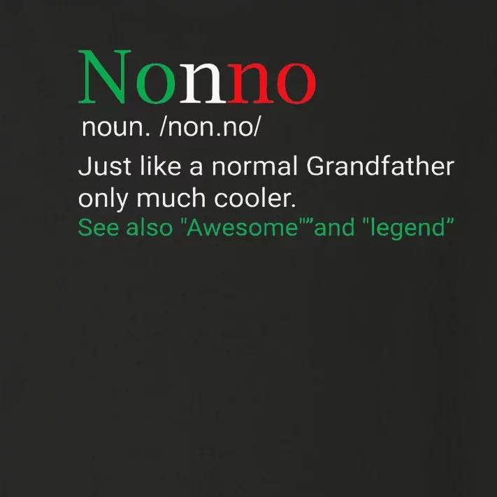 Best Funny Nonno Italian Grandfather Toddler Long Sleeve Shirt