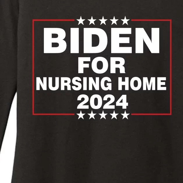 Biden For Nursing Home 2024 Womens CVC Long Sleeve Shirt