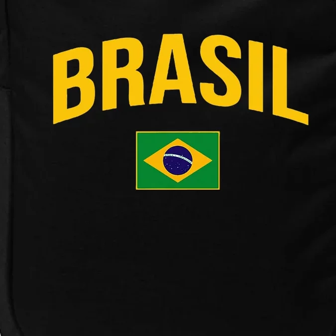 Brasil Flag Of Brazil Impact Tech Backpack