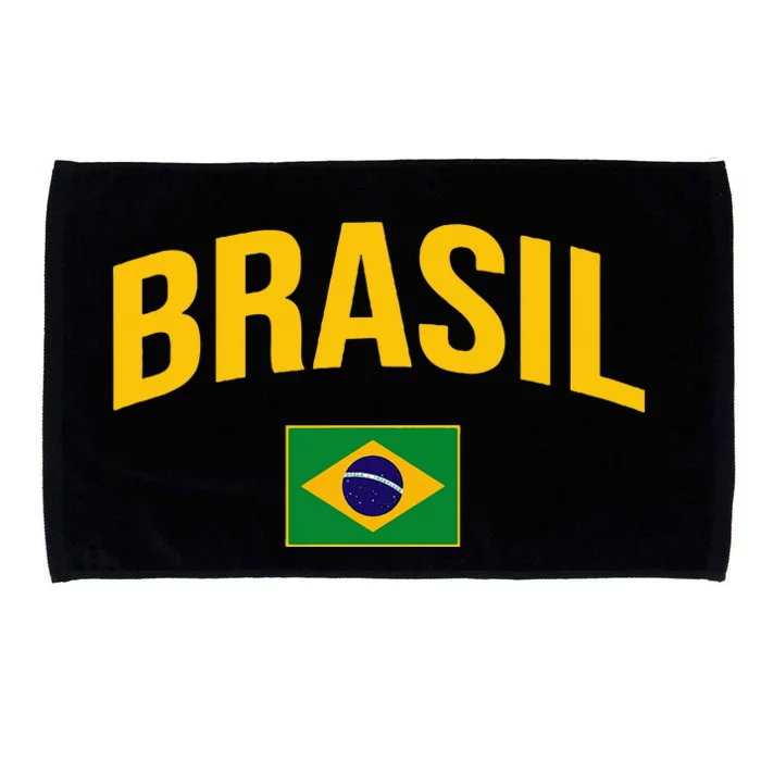 Brasil Flag Of Brazil Microfiber Hand Towel