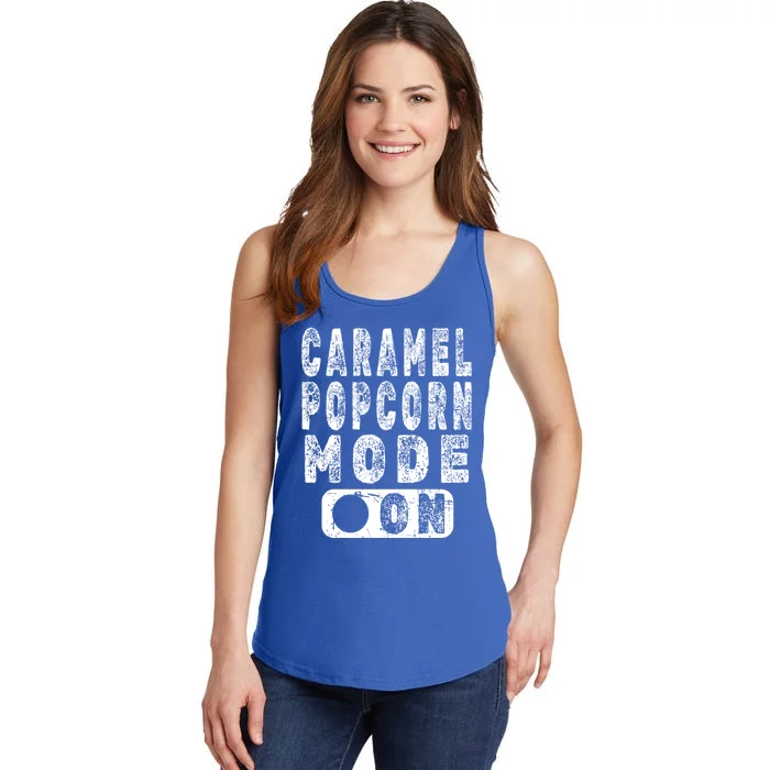 Big Fan Of Caramel Popcorn Gift Ladies Essential Tank