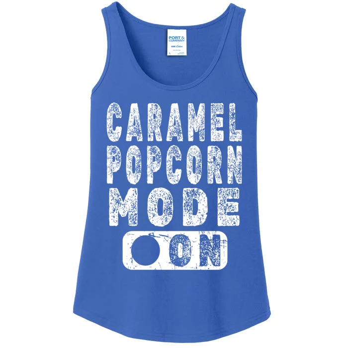 Big Fan Of Caramel Popcorn Gift Ladies Essential Tank