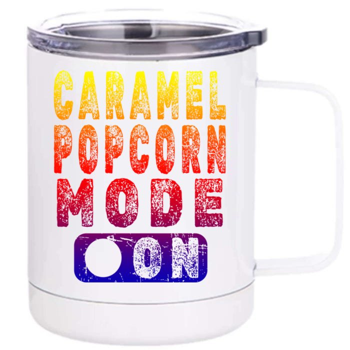 Big Fan Of Caramel Popcorn Gift Front & Back 12oz Stainless Steel Tumbler Cup