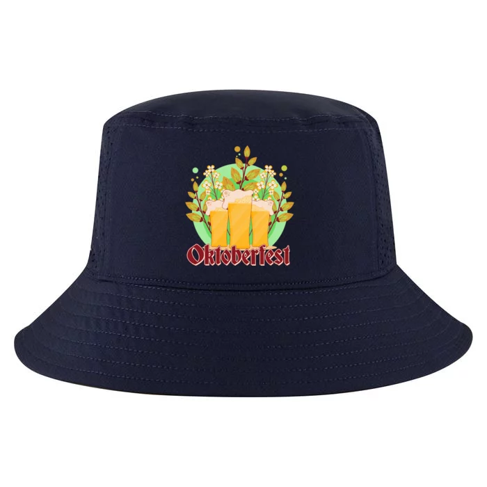 Boho Floral Oktoberfest Beers Cool Comfort Performance Bucket Hat