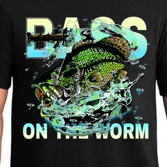 Bass Fishing On The Storm Pajama Set