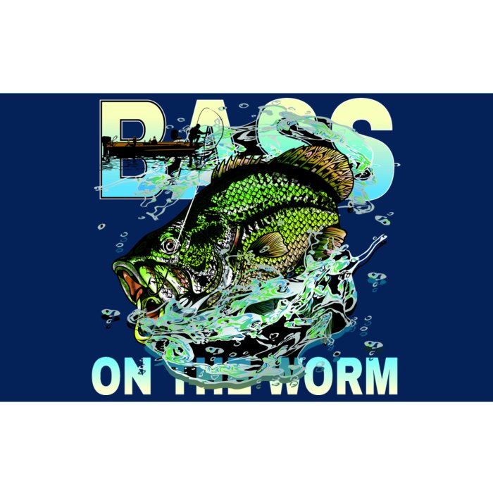 Bass Fishing On The Storm Bumper Sticker