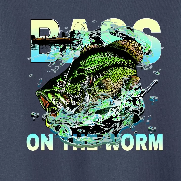 Bass Fishing On The Storm Toddler T-Shirt