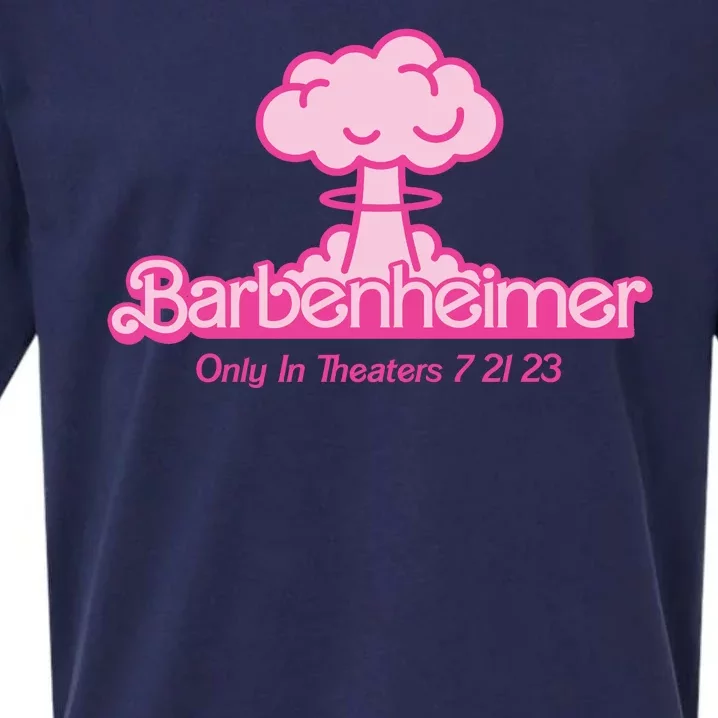 Barbenheimer Funny Only Theaters 7 21 23 Sueded Cloud Jersey T-Shirt