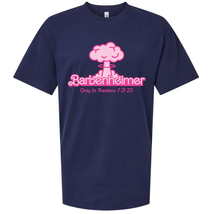 Barbenheimer Funny Only Theaters 7 21 23 Sueded Cloud Jersey T-Shirt