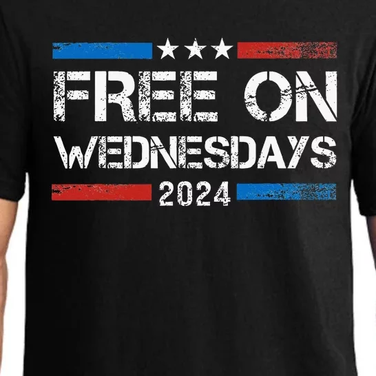 Biden Free On Wednesdays Us Flag Pajama Set