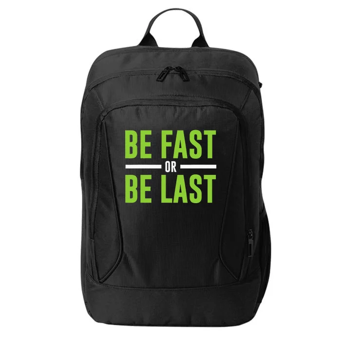 Be Fast or Be Last Track and Field Running City Backpack