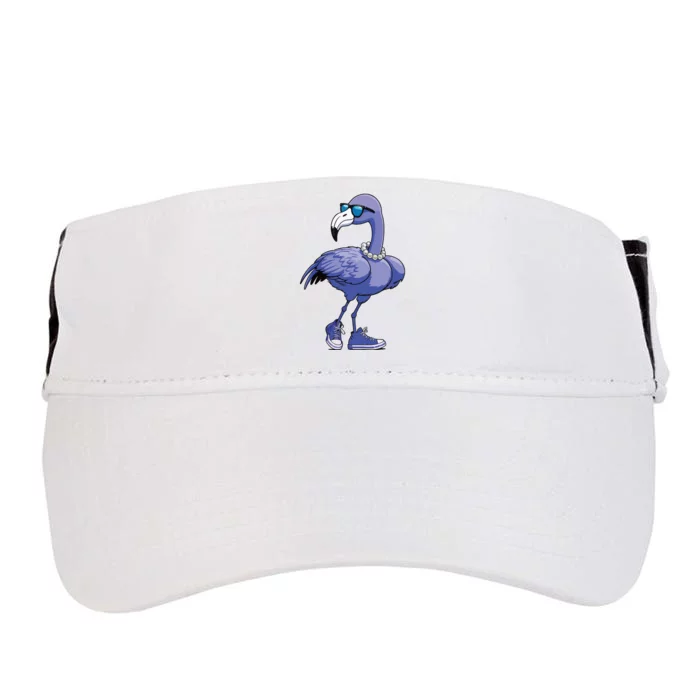 Blue Flamingo Pearls Comma La Kamala Harris 2024 Adult Drive Performance Visor