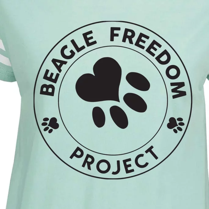 Beagle Freedom Project Rescue Dogs Free The Beagles Enza Ladies Jersey Football T-Shirt