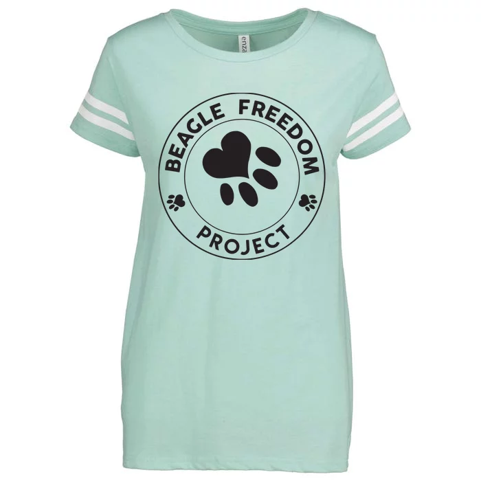 Beagle Freedom Project Rescue Dogs Free The Beagles Enza Ladies Jersey Football T-Shirt