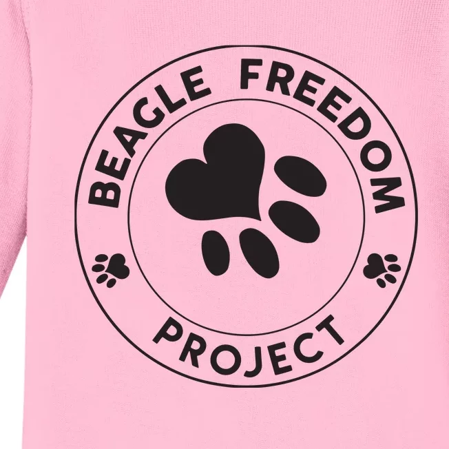 Beagle Freedom Project Rescue Dogs Free The Beagles Baby Long Sleeve Bodysuit