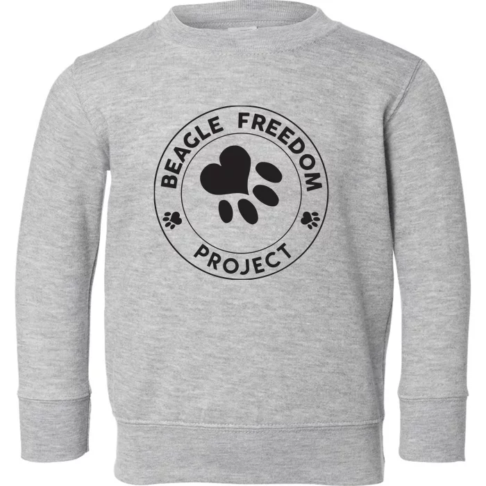 Beagle Freedom Project Rescue Dogs Free The Beagles Toddler Sweatshirt