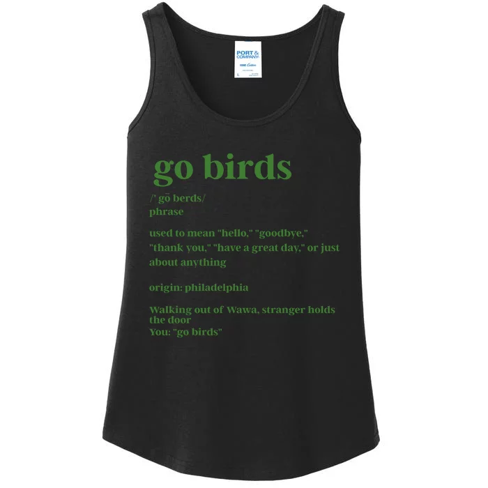 Birds Fly Philadelphia Football Philly Football Ladies Essential Tank